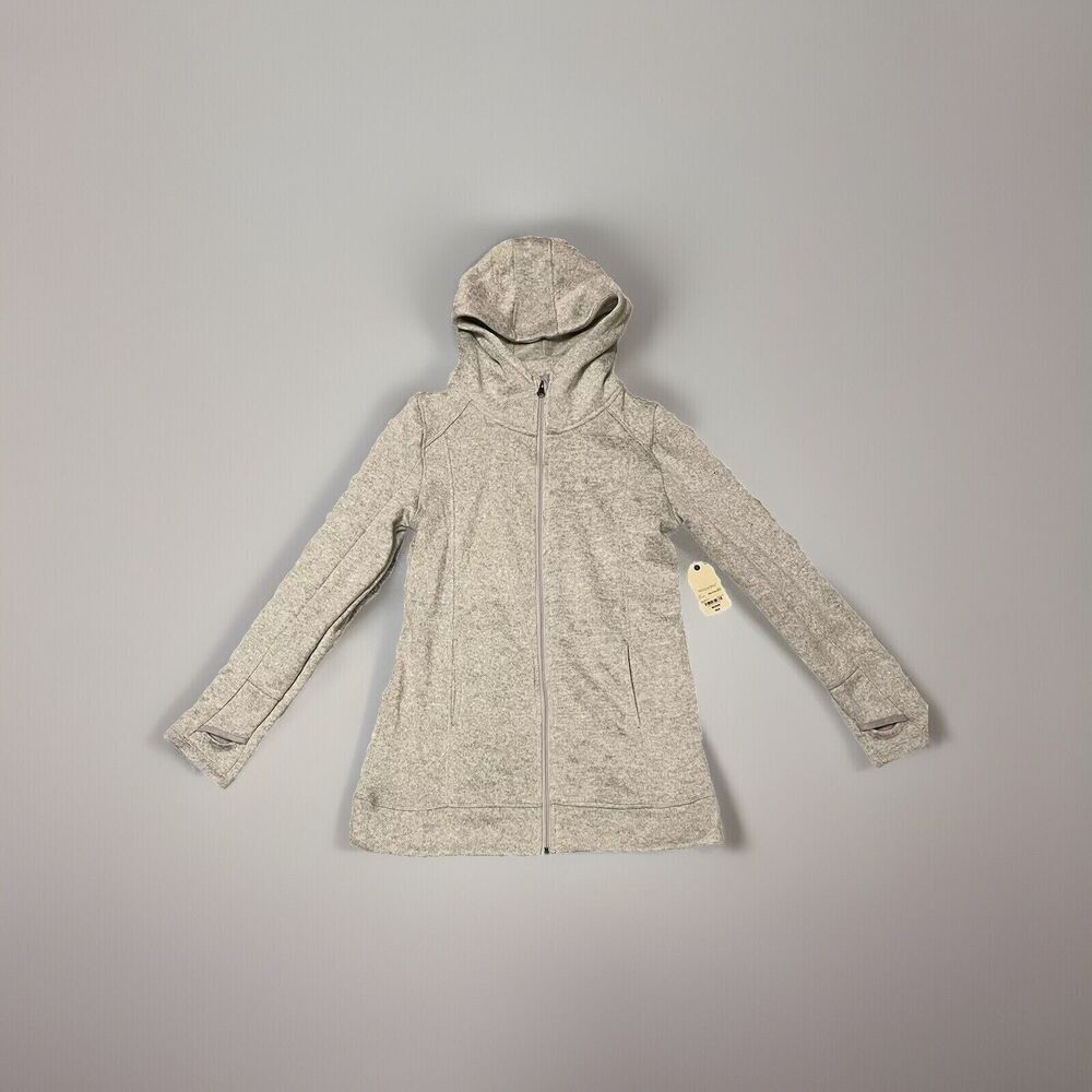 Women Long Sleeve Zip Up St. John’s Bay Size Medium Gray Msrp $64